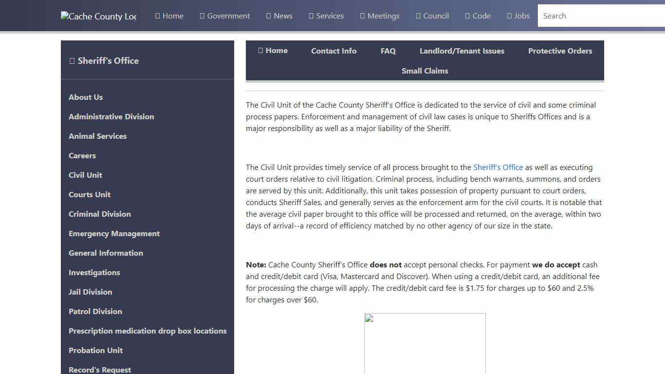 Official Site of Cache County, Utah - Civil Unit
