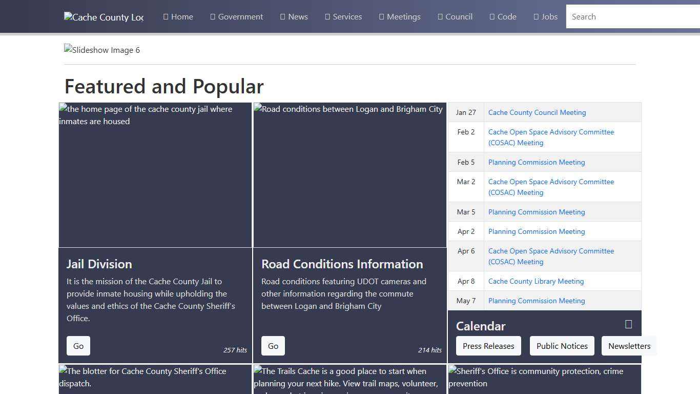 Official Site of Cache County, Utah - Home